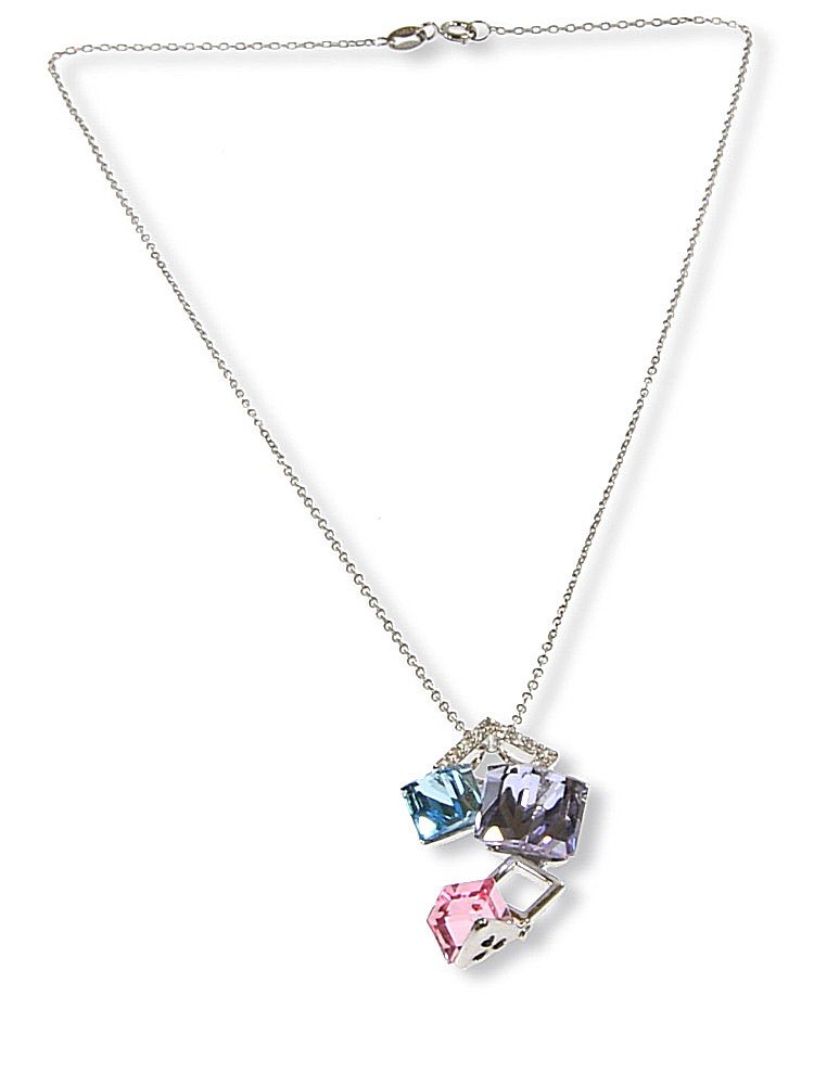 YC0099A12G Бижутерия женская Кулон серебро
